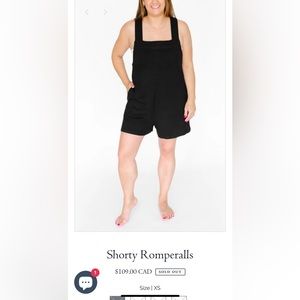 NWOT Smash and Tess Shorty Romperalls